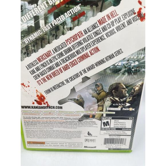 Kane & Lynch: Dead Men (Microsoft Xbox 360, 2007) Tested CIB - Picture 3 of 8